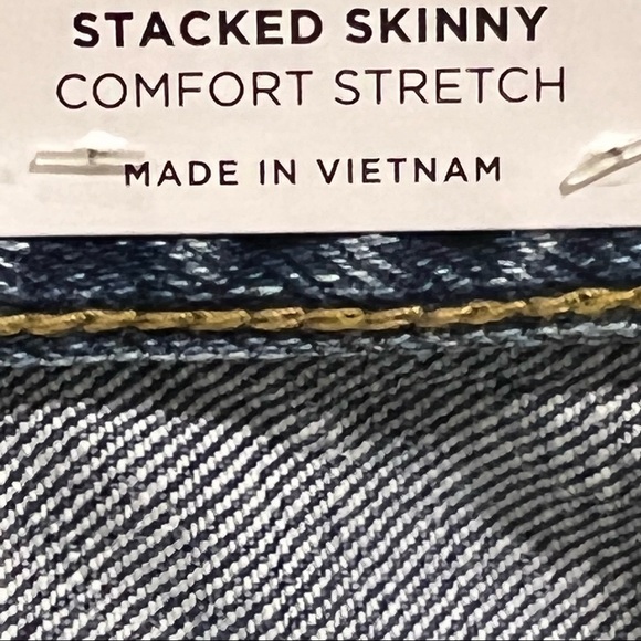 NWT PacSun Men’s Jeans 28X30 29X32 Medium Indigo Stacked Skinny Comfort Stretch - Picture 9 of 13